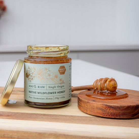 Flinders Island Native Wildflower Honey - 100% Raw, Botanical Blend