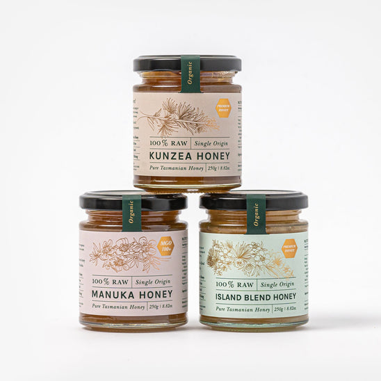 Flinders Island Raw Honey Trio