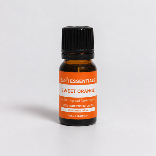 Sweet Orange Essential Oil 10mL bottle, front view