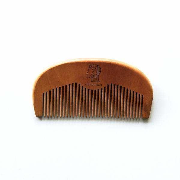 Wooden Beard & Hair Pocket Comb
